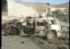 لحظة قصف سيارة في بلدة مجدل عنجر جنوبي لبنان الحدودية مع سوريا‌
