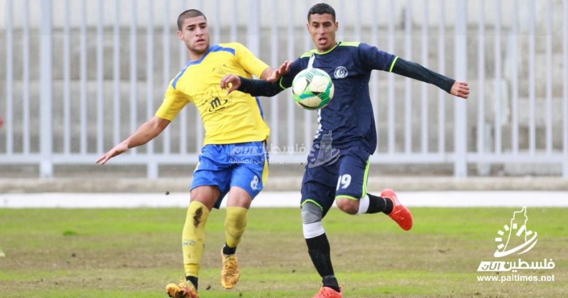 مباراة شباب جباليا والهلال في دوري الممتازة