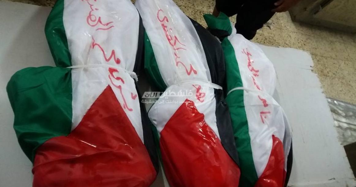 انطلاق موكب شهداء عائلة "الهندي" بغزة