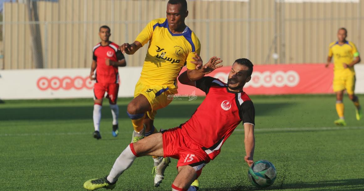 مباراة خدمات البريج والتفاح في دوري الأولى