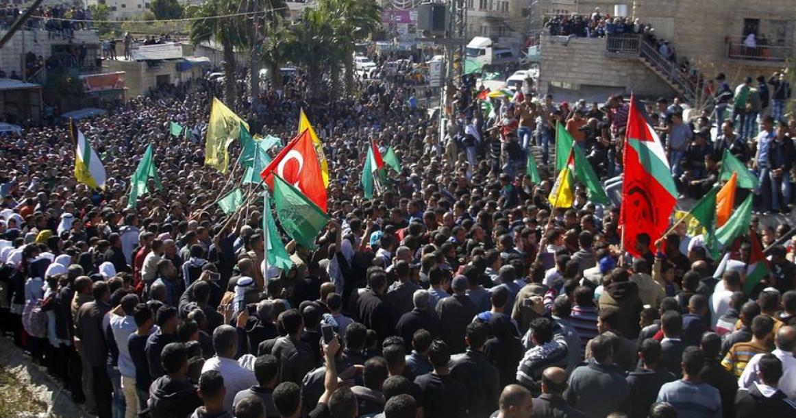 صور: تشييع جثمان الشهيد عبد الله الشلالدة