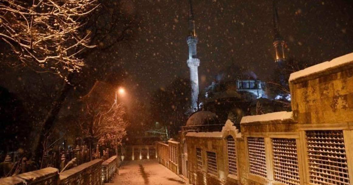 جمال اسطنبول بعد يومين من الثلوج