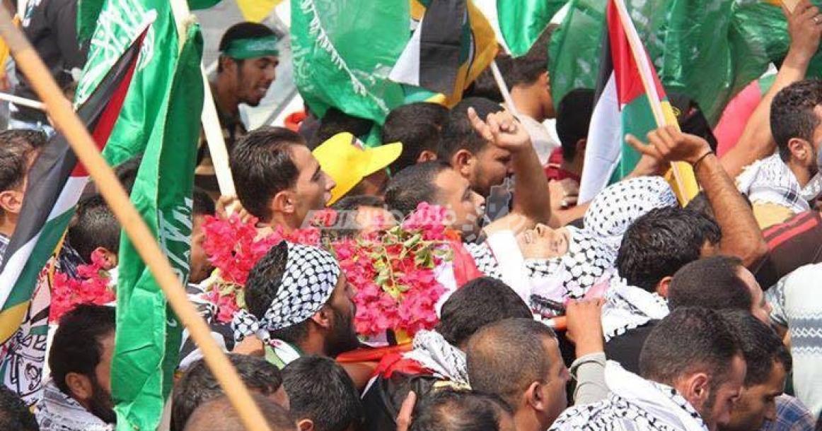 صور: تشييع الشهيد أمجد الجندي في الخليل