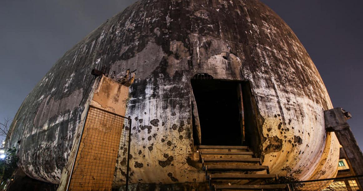 مبنى "البيضة" الشهير كما لم تروه