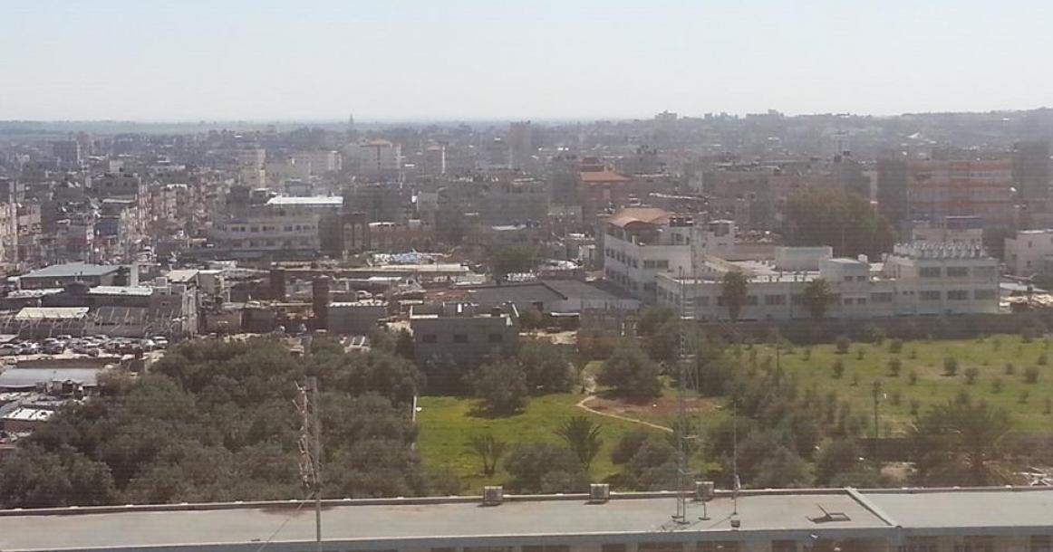 مشاهد علوية لمخيم النصيرات