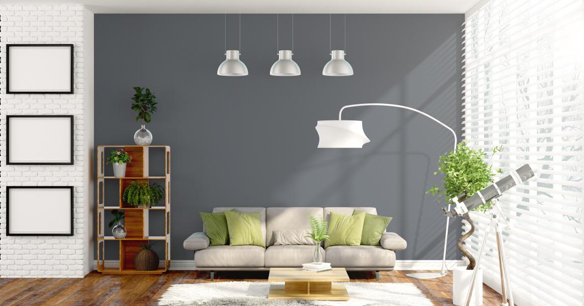 طلاء الجدران في الديكور الداخلي