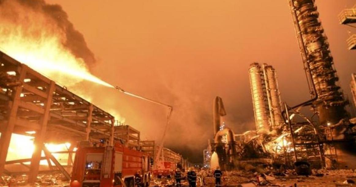 انفجار في مصنع للكيماويات بالصين