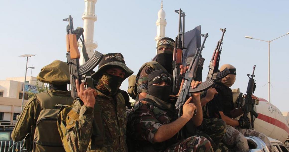 مسير عسكري مشترك للفصائل الفلسطينية نصرة للأقصى