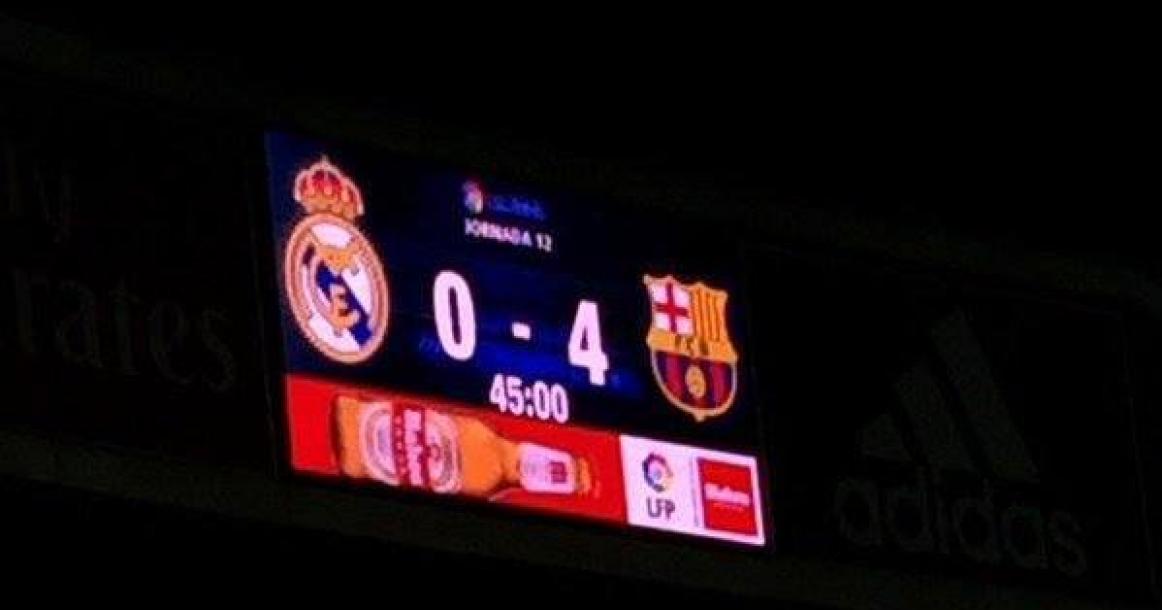 برشلونة يذّل ريال مدريد برباعية تاريخية