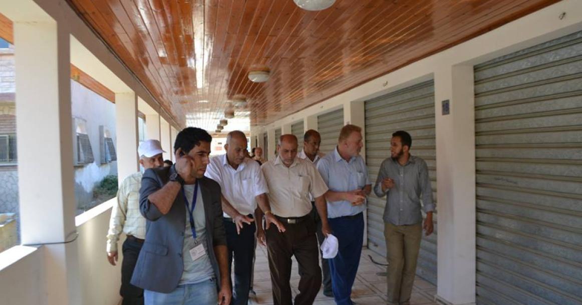 بلدية النصيرات تستعد لافتتاح السوق المركزي