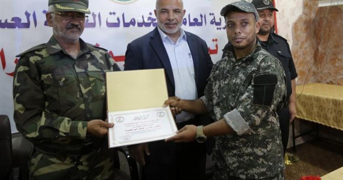افتتاح المبنى الإداري للخدمات الطبية غرب غزة