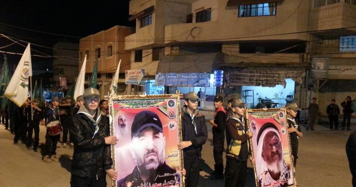 صور: إحياء كشافة دير البلح ذكرى معركة السجيل والراحل المؤسس أبو أيمن طه