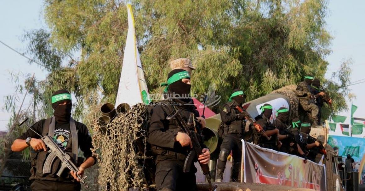 عرض مهيب لكتائب القسام في الشجاعية