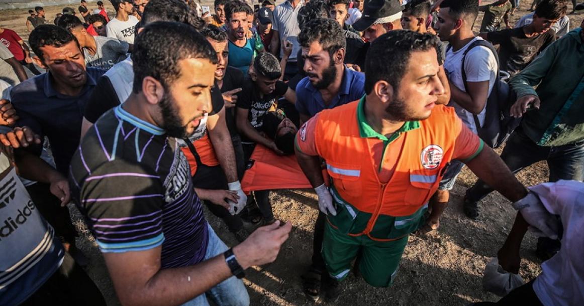 شهيدان وعشرات الإصابات من جمعة "حماية الجبهة الداخلية" ضمن مسيرات العودة