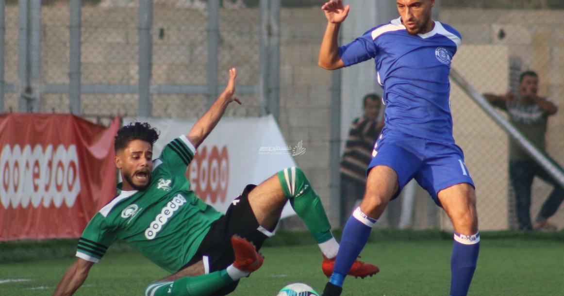 مباراة خدمات رفح وخدمات الشاطئ في دوري الممتازة