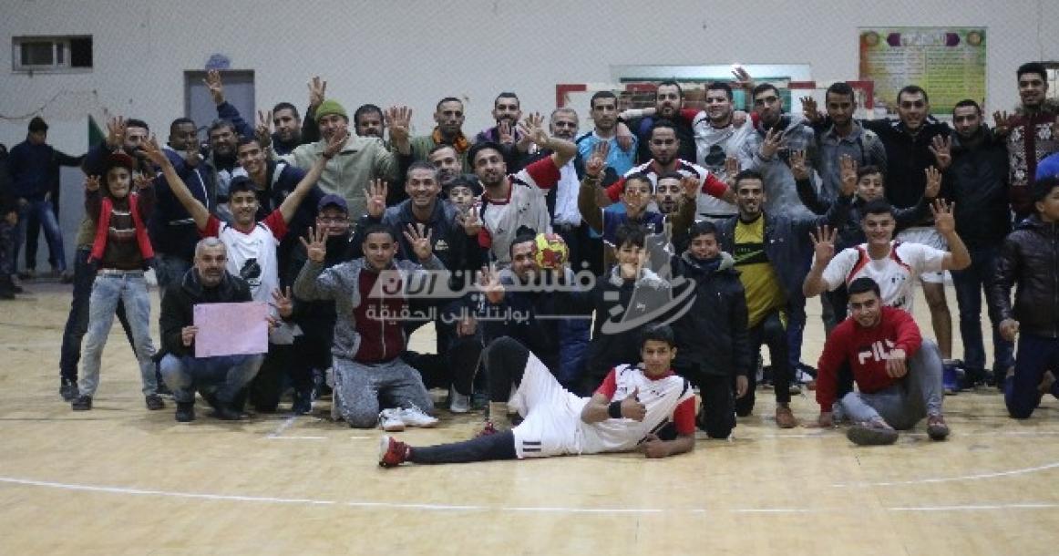 مباراة خدمات البريج واتحاد دير البلح في دوري كرة اليد