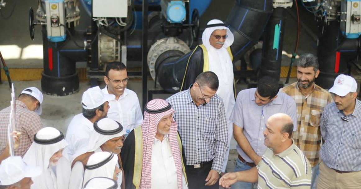 وجهاء دير البلح يتفقدون أهم مشاريع البلدية