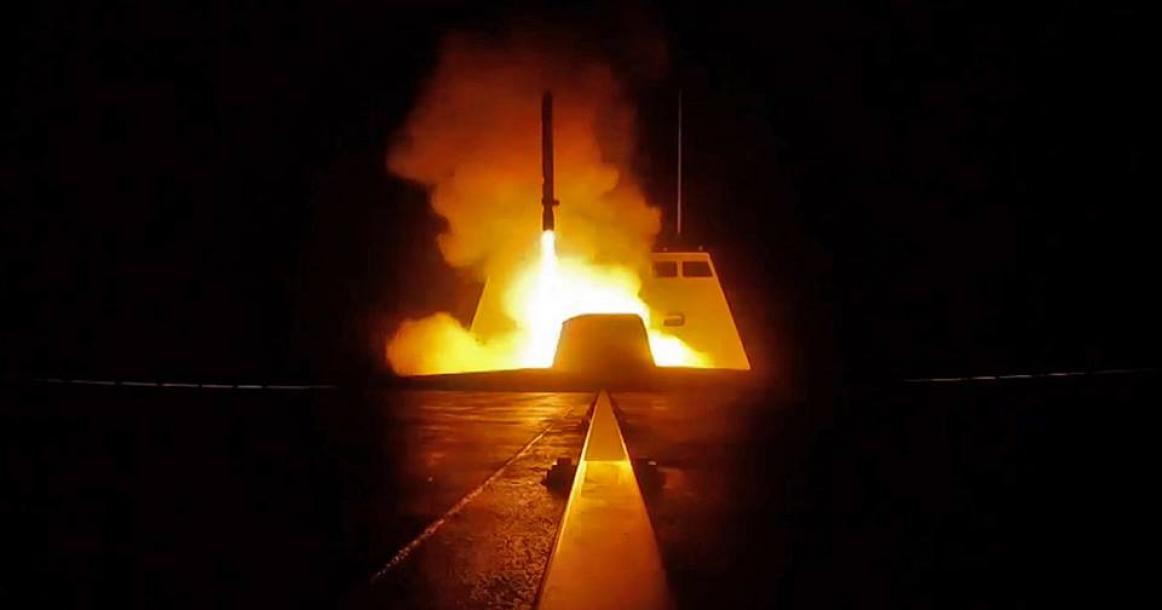 استعداد قوات أمريكا وفرنسا وبريطانيا قبيل ضرب سوريا