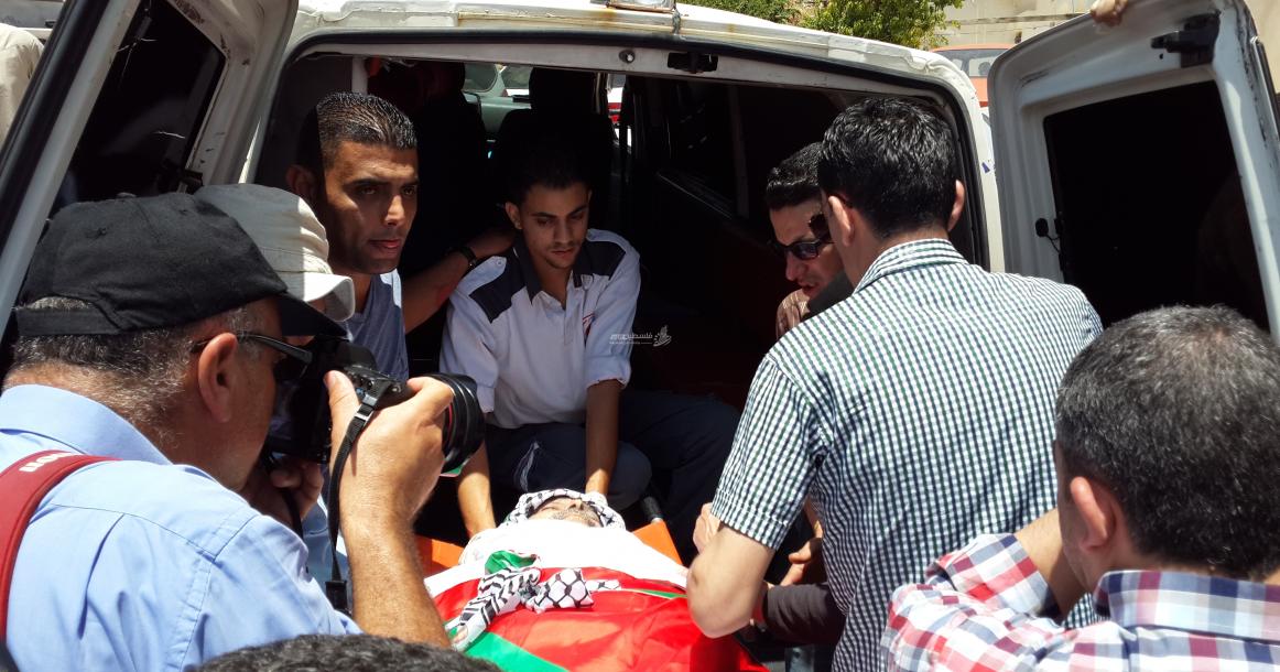 وداع الشهيد حبش بنابلس‎