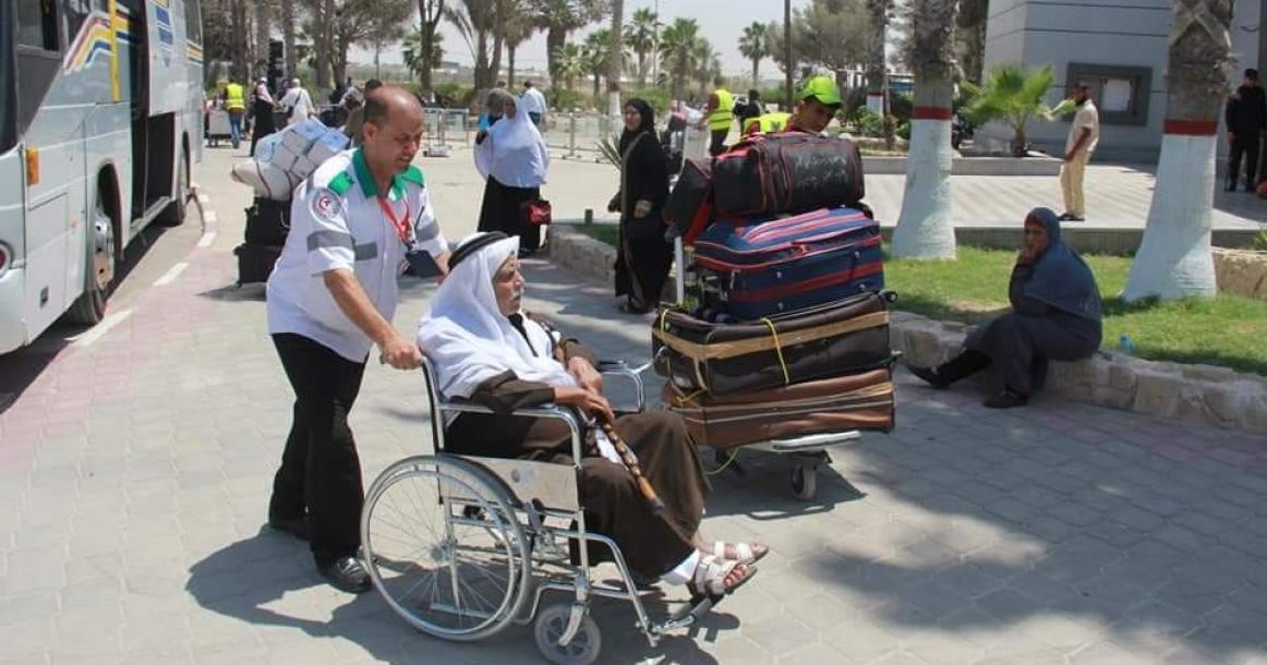 وصول فوج من المعتمرين إلى غزة اليوم