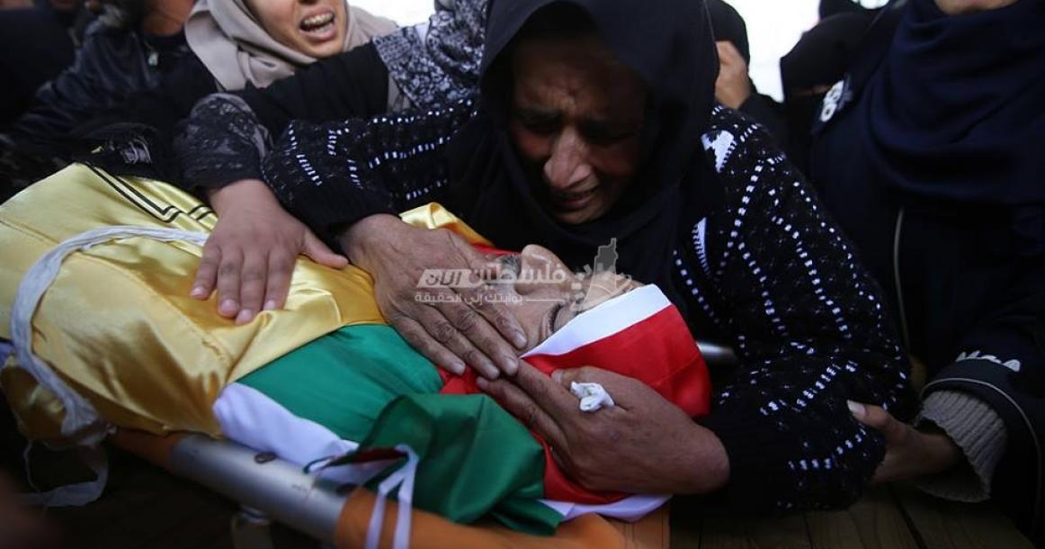 تشييع جثمان الشهيد أبو جامع في بلدة بني سهيلا