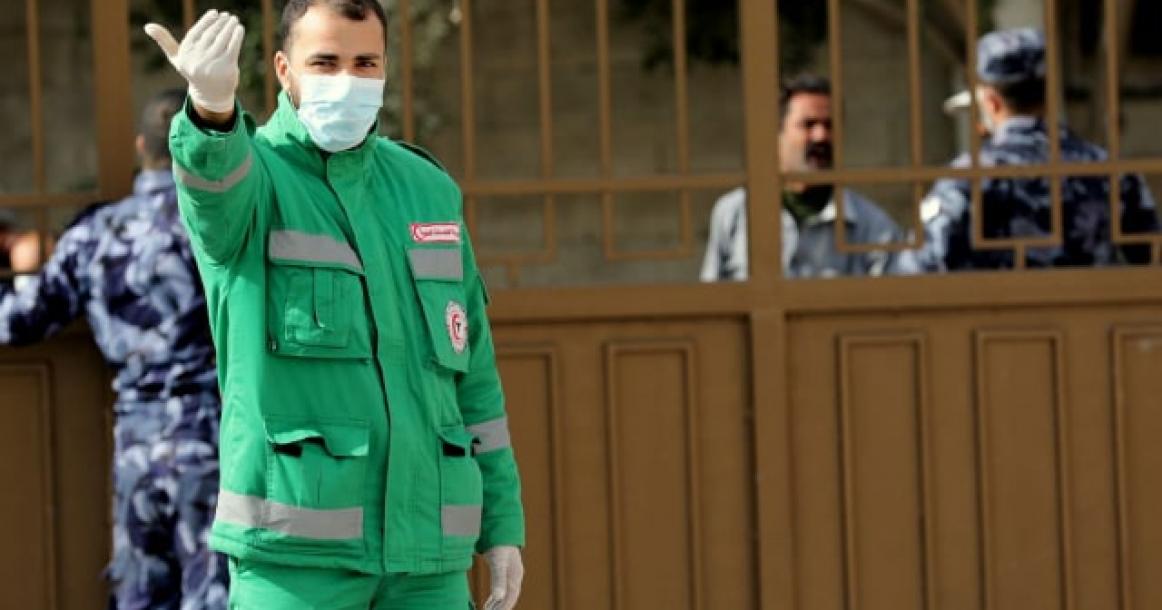 تأمين وزارة الداخلية لمراكز الحجر الصحي في قطاع غزة