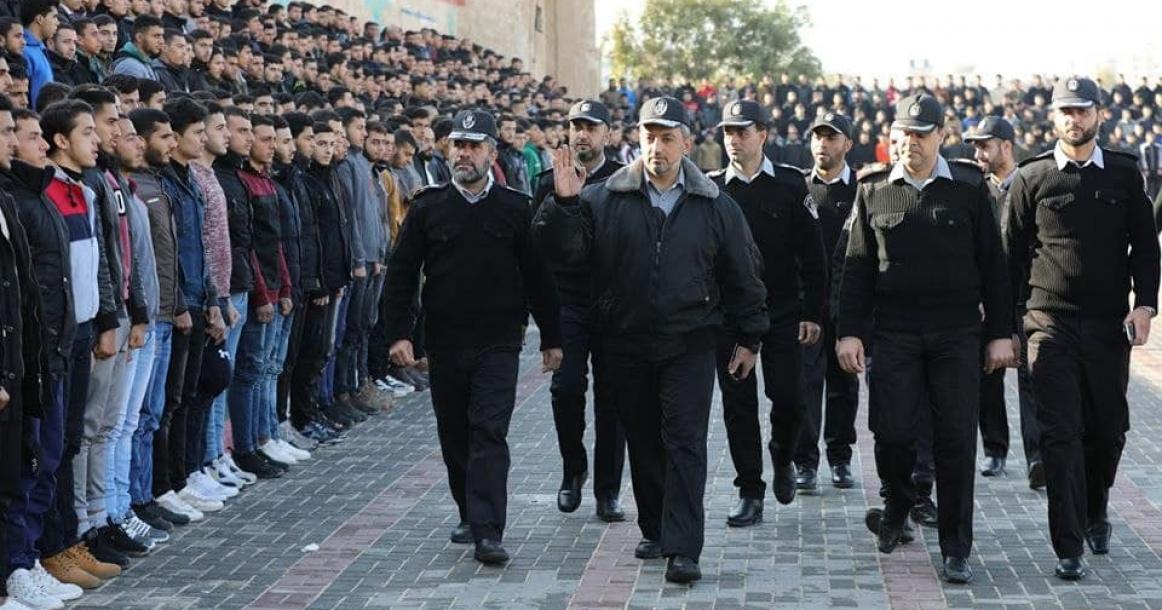 بدء دورة المستجدين لألف منتسب جديد في قوى الأمن بغزة