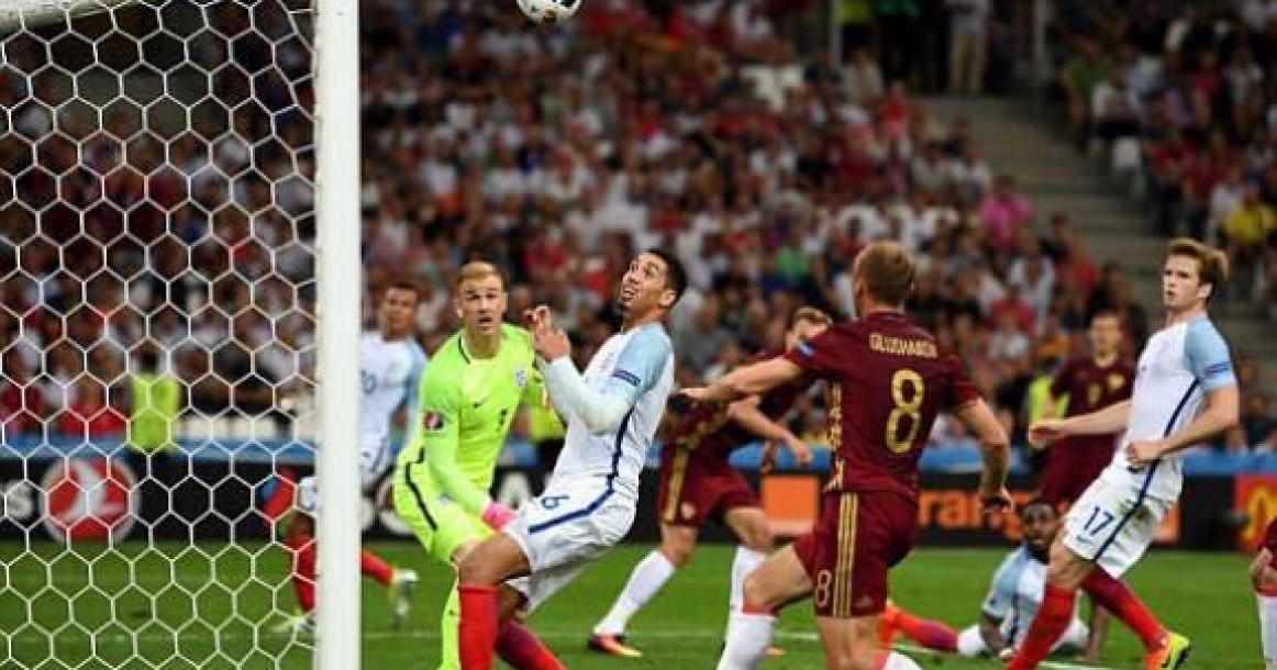 تعادل إنجلترا وروسيا في اليورو