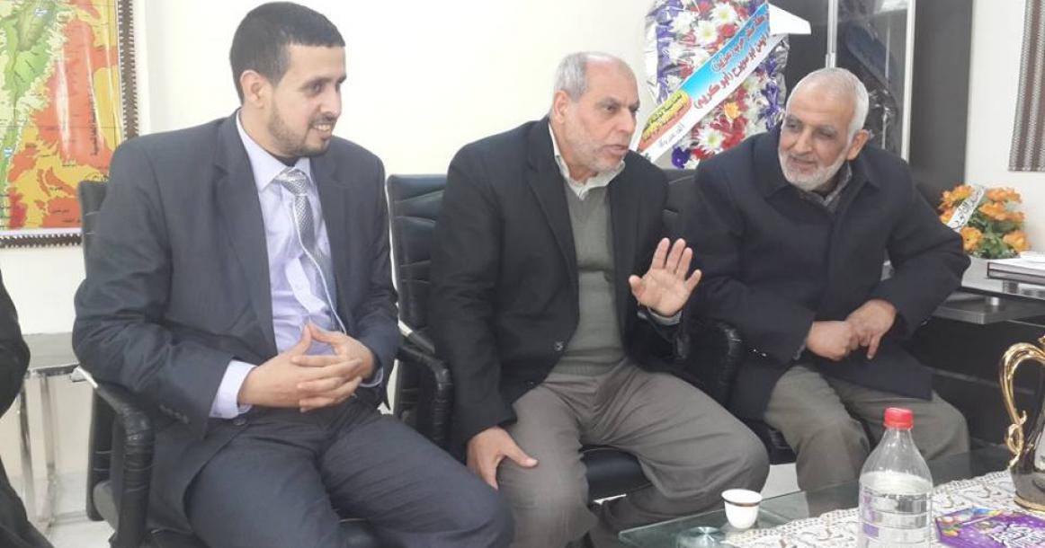 رئيس بلدية الزوايدة يستقبل المهنئين بمنصبه الجديد
