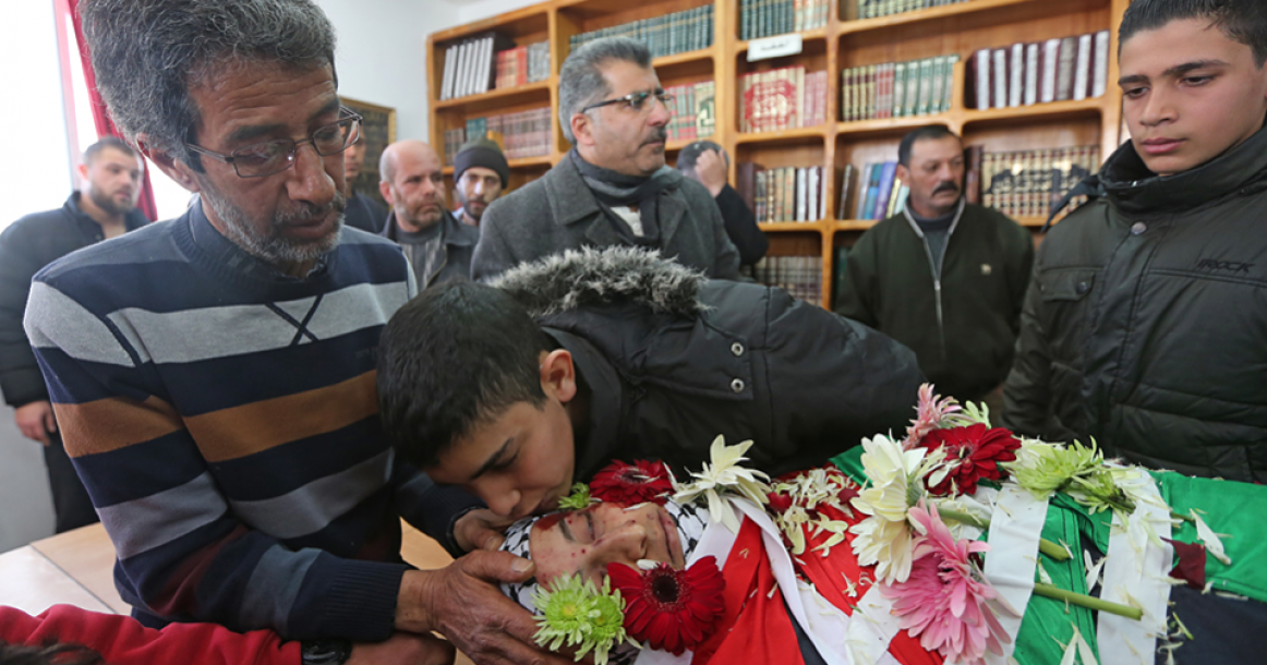 وداع الشهيد حسين أبو غوش بالقدس