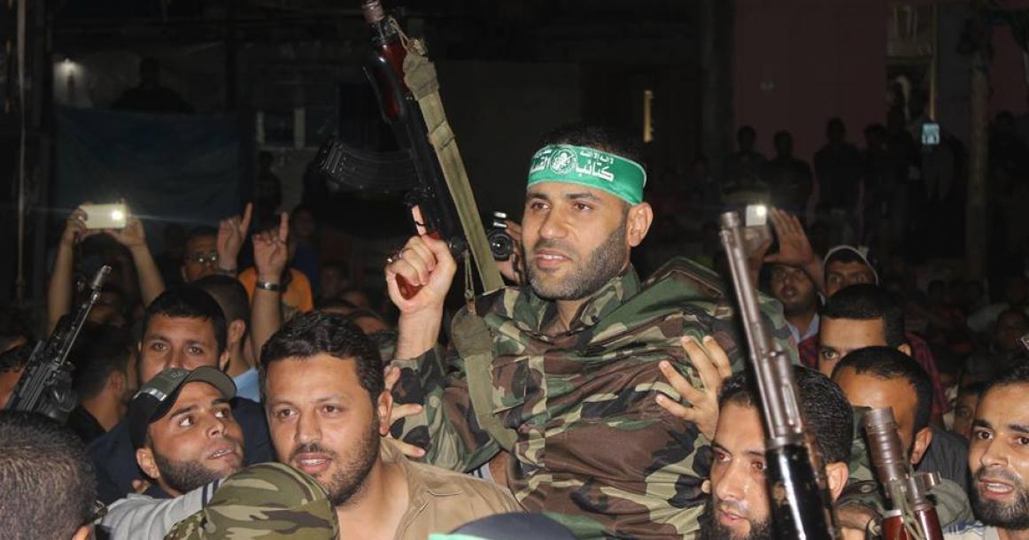 صور: إفراج الاحتلال عن القسامي أشرف السباح