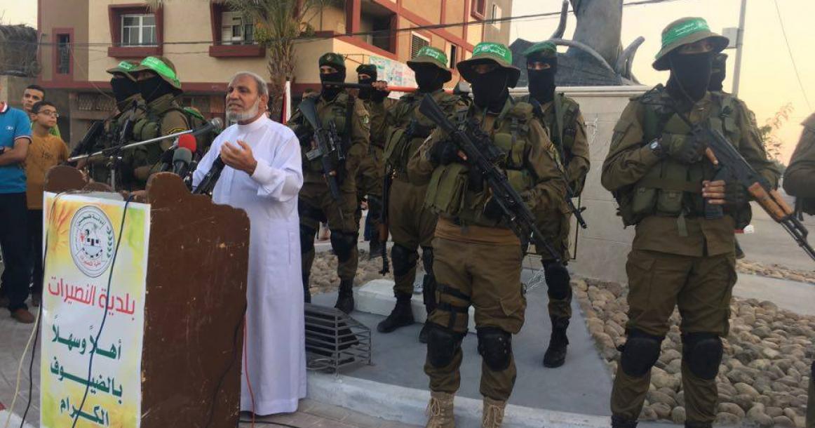 افتتاح النصب التذكاري للشهيد مازن فقهاء بالنصيرات