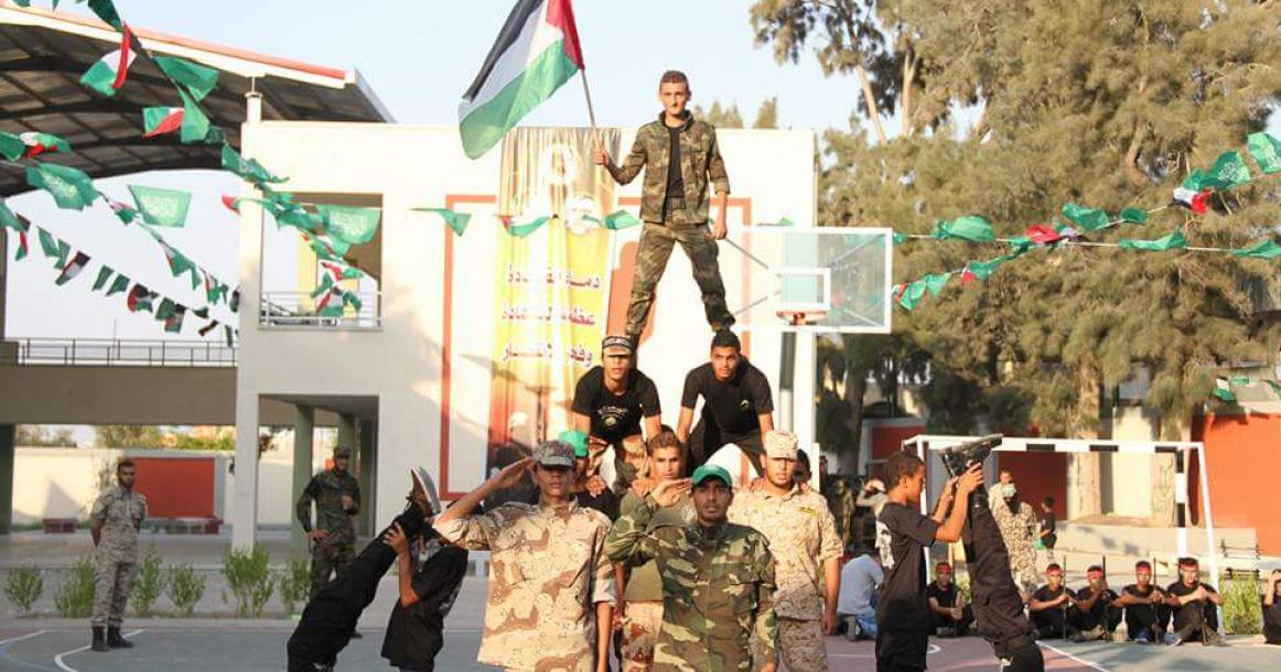 الحفل الختامي لمخيمات فرسان فلسطين بالوسطى