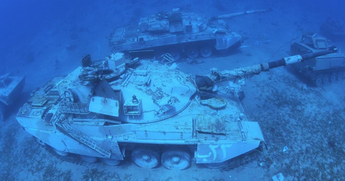 إطلاق اول متحف عسكري تحت الماء في خليج العقبة بالأردن