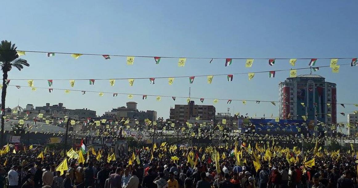 توافد الآلاف على مهرجان إحياء ذكرى الراحل أبو عمار بغزة