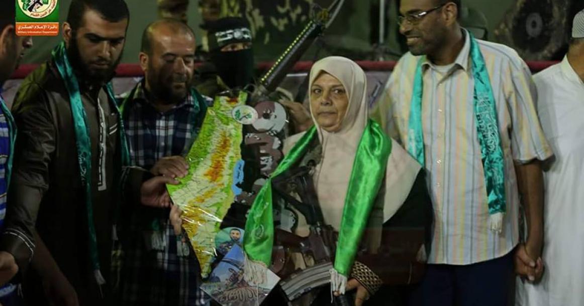 القسام يؤبن الشهيد خالد الهور بمهرجان جماهيري بالبريج