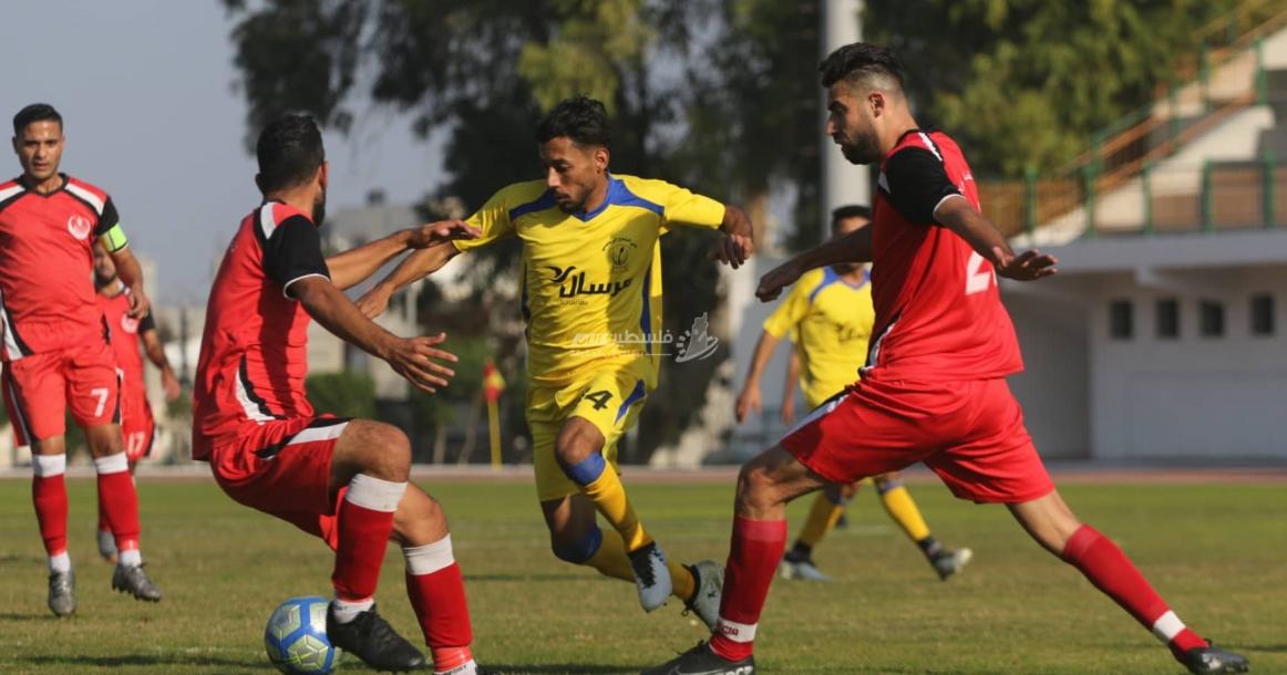 مباراة التفاح وخدمات البريج في الدوري الغزي