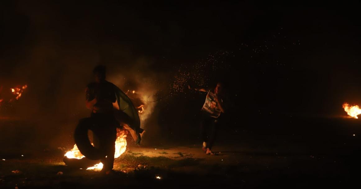 فعاليات الإرباك الليلي على حدود غزة