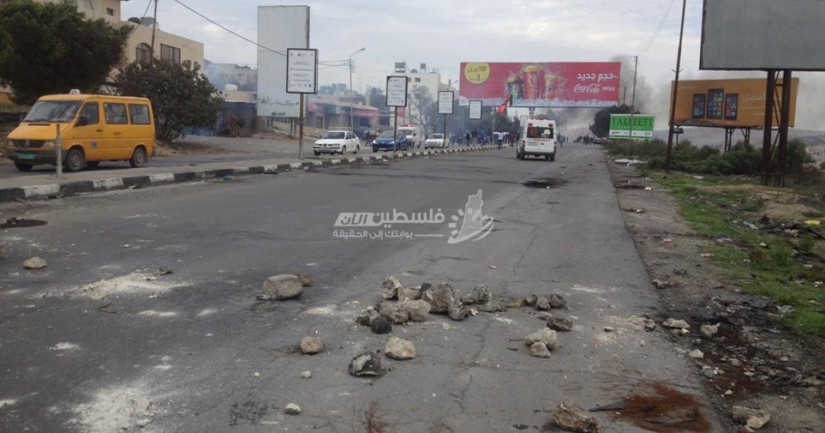مواجهات على حاجز حوارة جنوبي نابلس