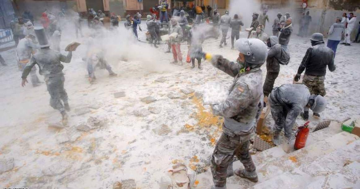 معركة الدقيق والبيض جنوب أسبانيا