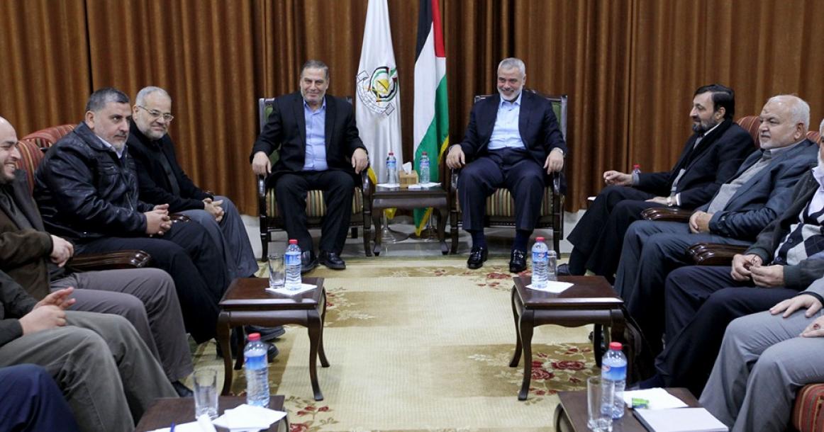 حماس تستقبل وفدًا قياديًا من الجهاد بغزة