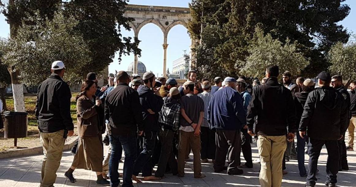 مستوطنون يقتحمون المسجد الأقصى
