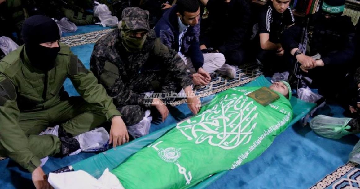 تشييع جثمان الشهيد أنس أبو شاويش