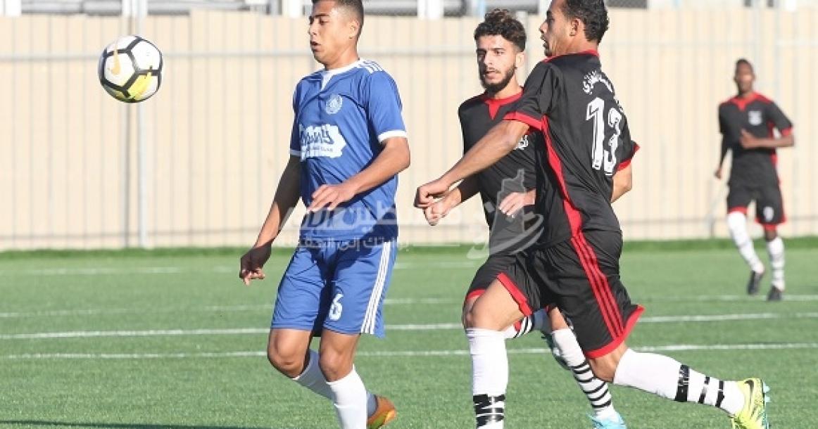 مباراة خدمات المغازي وأهلي غزة في دوري الدرجة الأولى