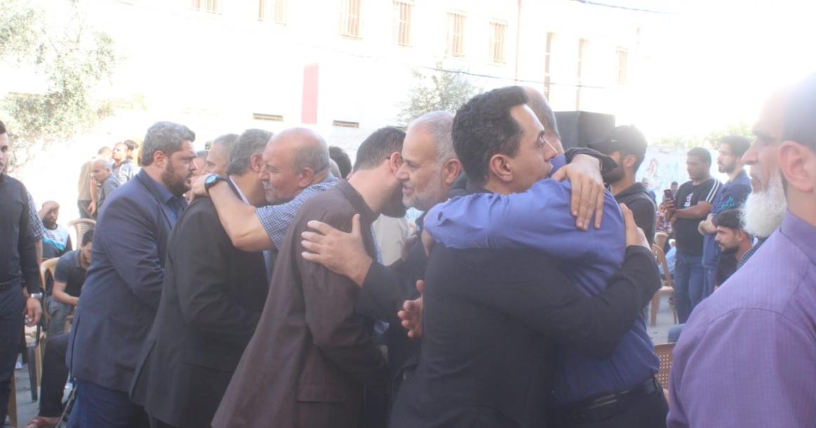 الهيئة الوطنية لمسيرات العودة تبدأ زيارات لبيوت عزاء شهداء العدوان الأخير