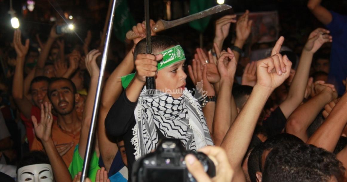 صور: مسيرة جماهيرية لحركة حماس برفح نصرة للأقصى