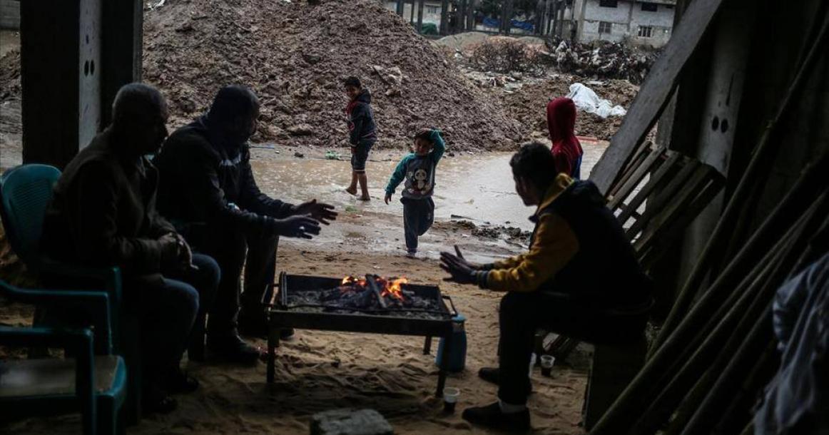 صور: معاناة سكان الشجاعية جراء الأمطار