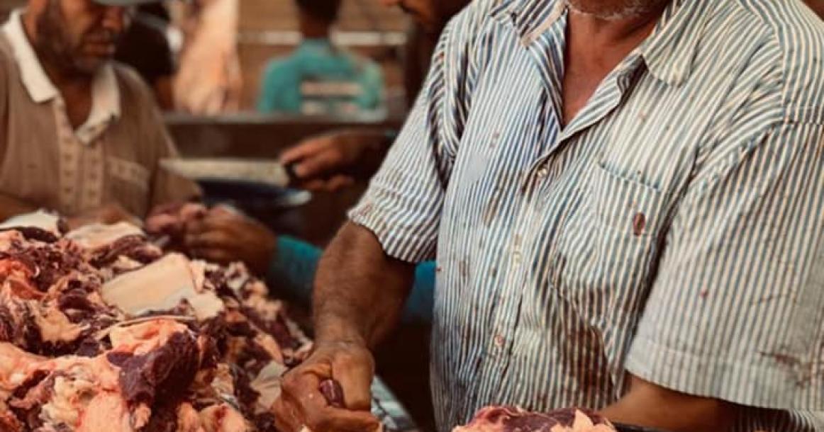 ذبح الأضاحي في قطاع غزة