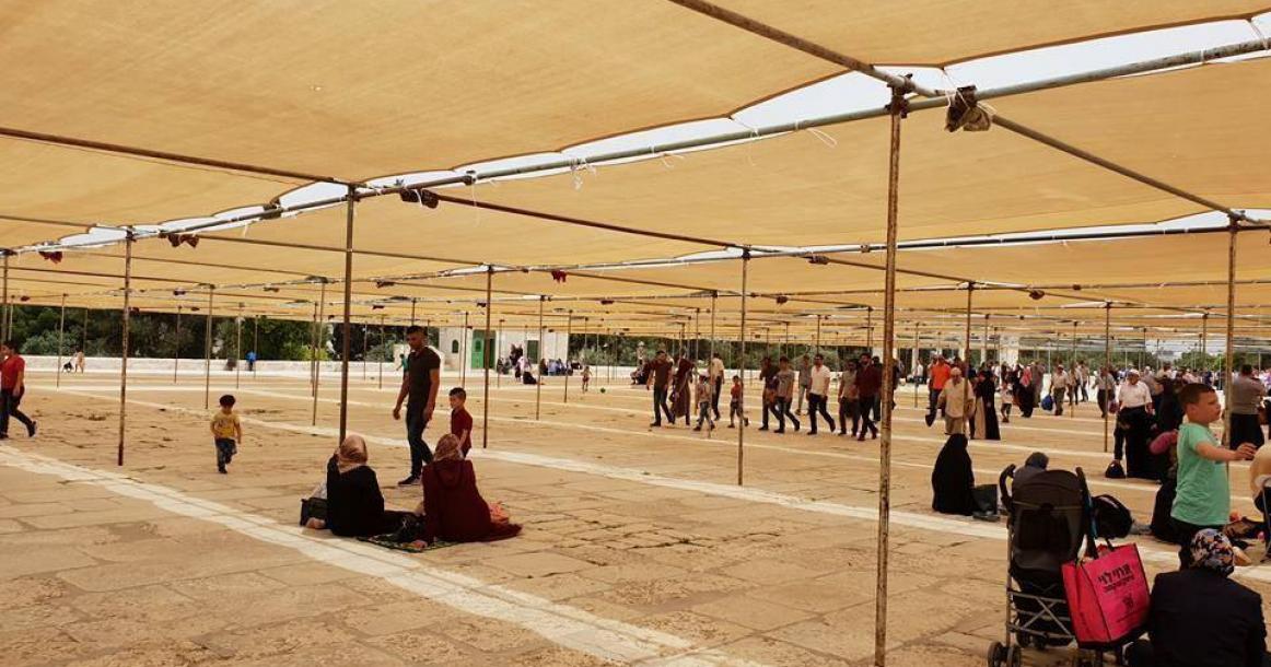 التجهيزات في المسجد الأقصى استعداداً لشهر رمضان المبارك