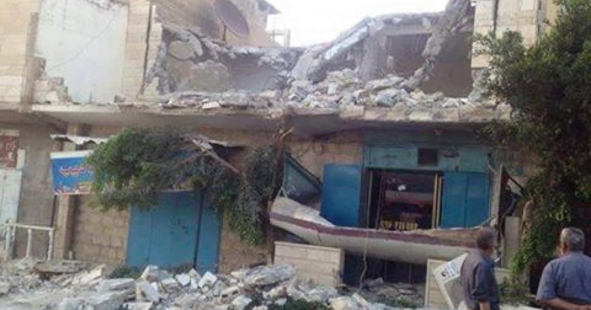 هدم منزل الأسير بلال أبو زيد كميل من قباطية